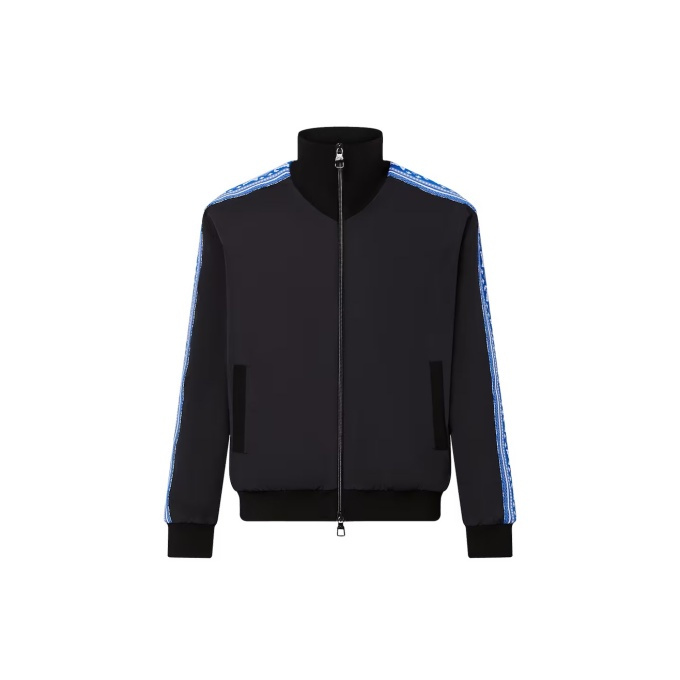 9a+ quality lv louis vuitton fair isle stripe track jacket